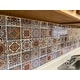 preview thumbnail 24 of 29, Art3d 11.8''X11.8'' Peel and Stick Backsplash Tile Stickers, Colorful Talavera Mexican Tile,(10 Sheets)