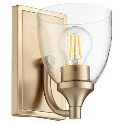 Quorum International Enclave 8" Tall Bathroom Sconce