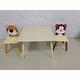 preview thumbnail 13 of 16, 3PCS Kid Wood Toddler Table and Chair Set