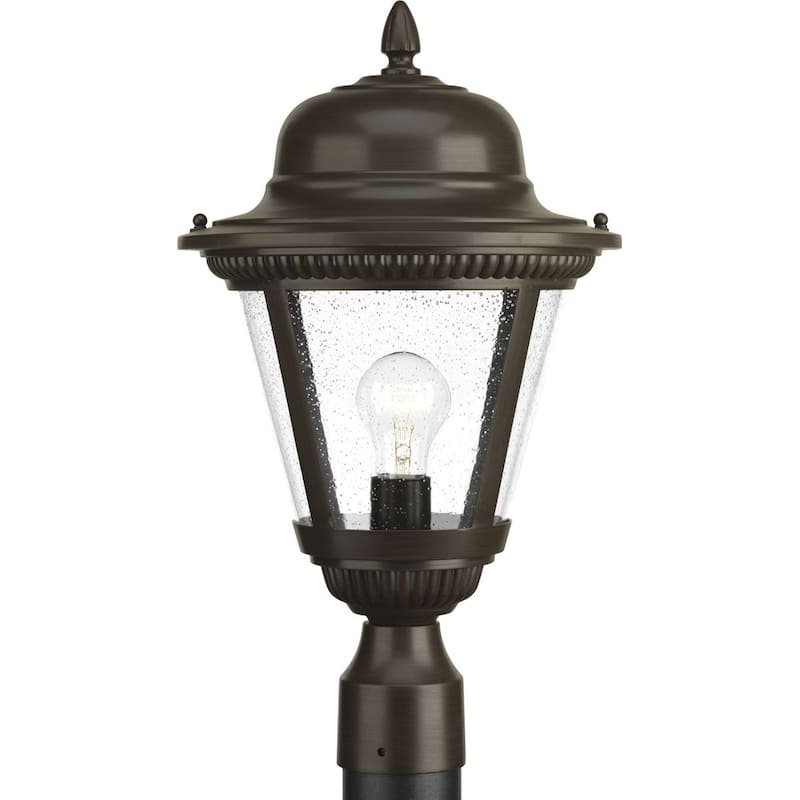 Westport Collection One-Light Medium Post Lantern - 18.120" x 13.000" x 12.870" - 18.120" x 13.000" x 12.870"