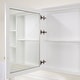 preview thumbnail 39 of 95, Modern Surface Mount Solid Wood Framed Medicine Cabinet With Mirror and Shelves
