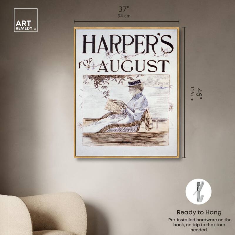 Harpers Penfield August 1892 Canvas by Art Remedy