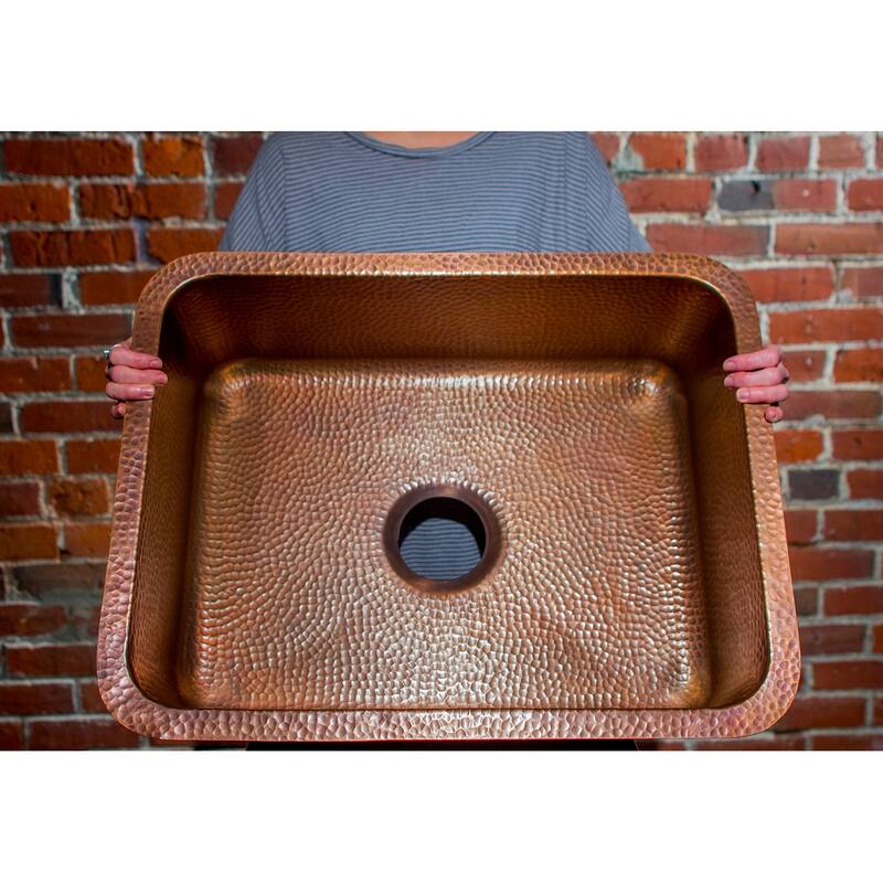 Orwell Copper 23" Single Bowl Undermount Kitchen Sink