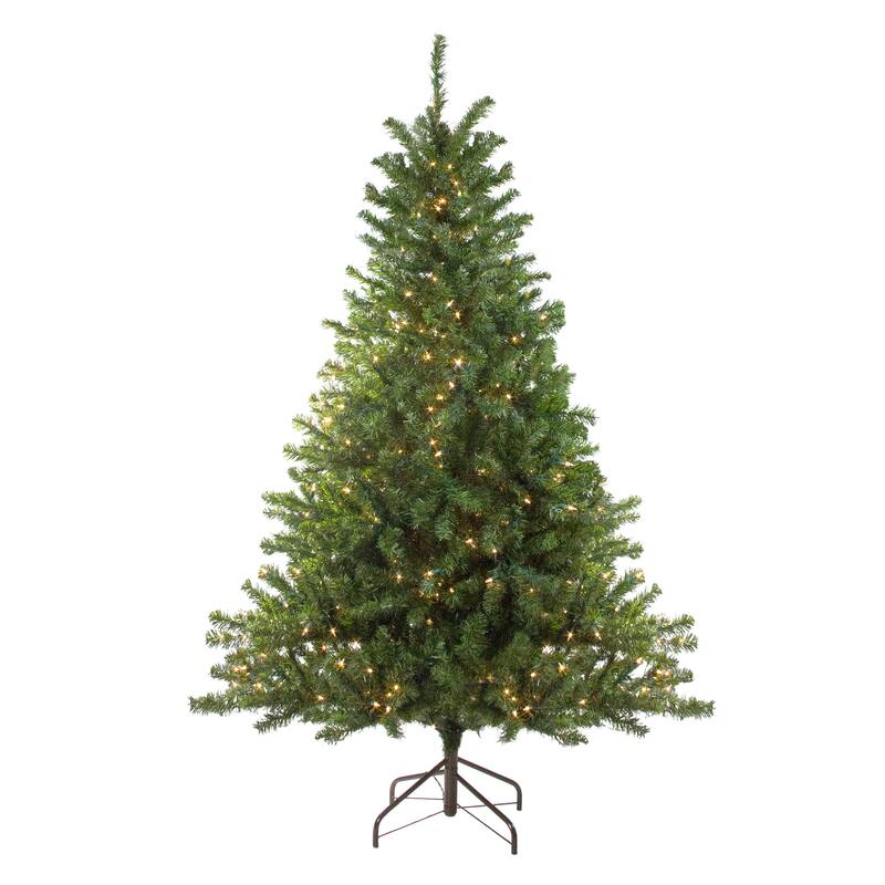 10' Medium Canadian Pine Artificial Christmas Tree Clear Lights - over-10-feet