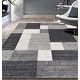 preview thumbnail 43 of 90, World Rug Gallery Modern Boxes Design Non-slip (Non-skid) Area Rug