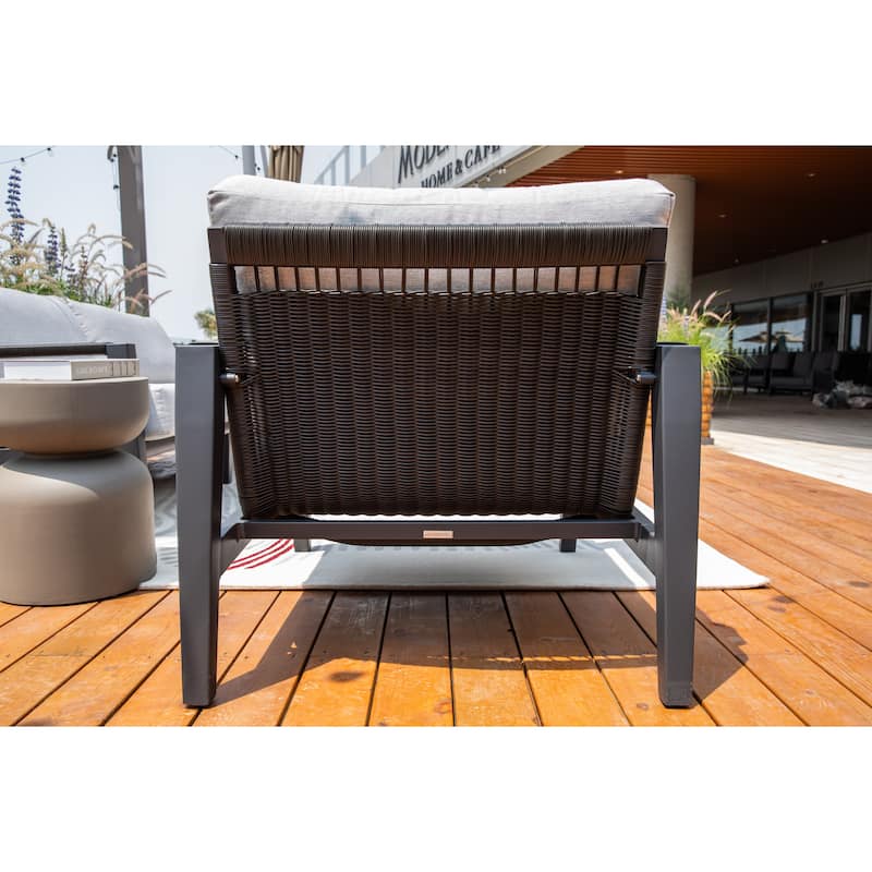 Laguna Outdoor Aluminum Lounge Chair with Sunbrella® Cushions