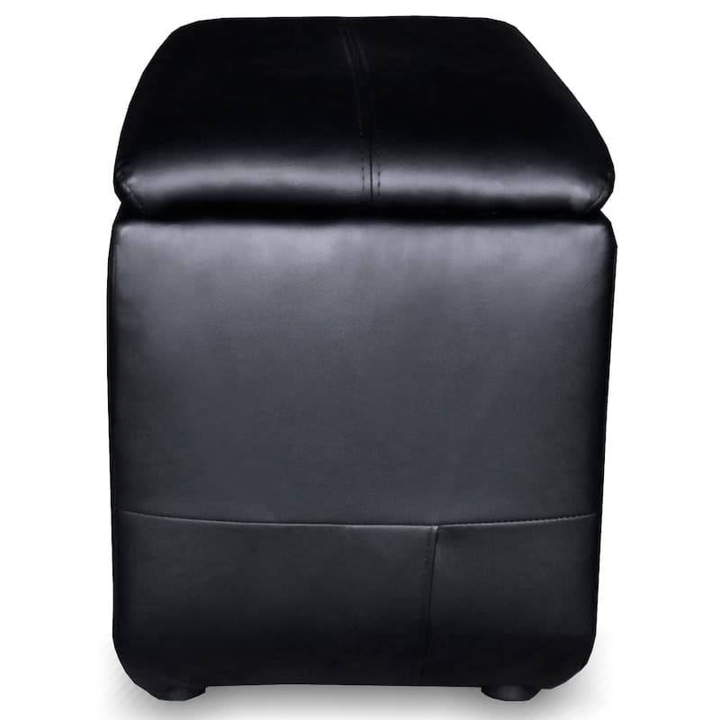 Cyrus Contemporary Upholstered Home Theater Black