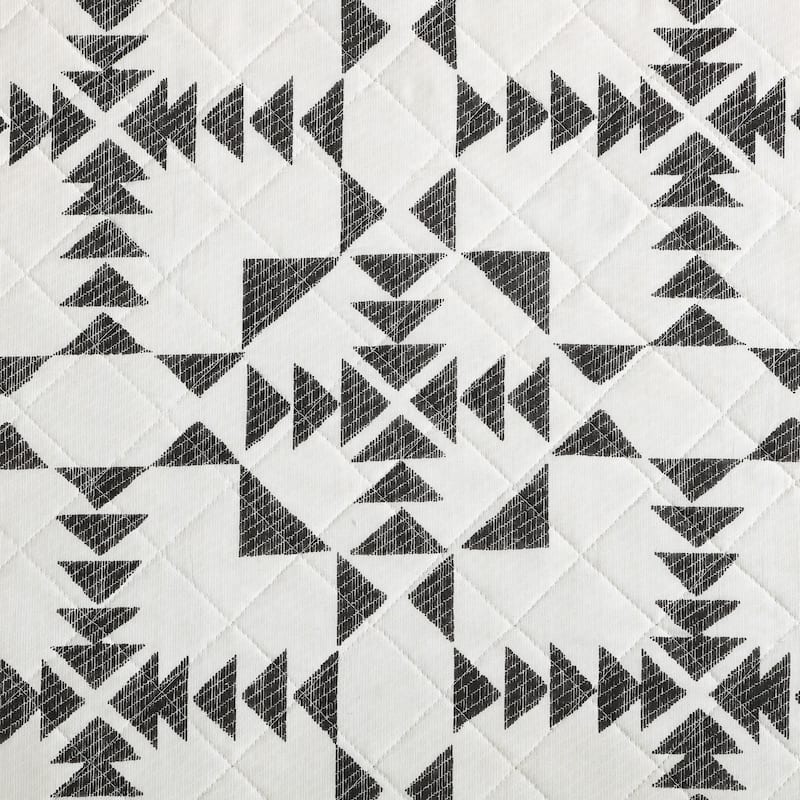 Eddie Bauer Arrowhead Cotton Charcoal Quilt Set