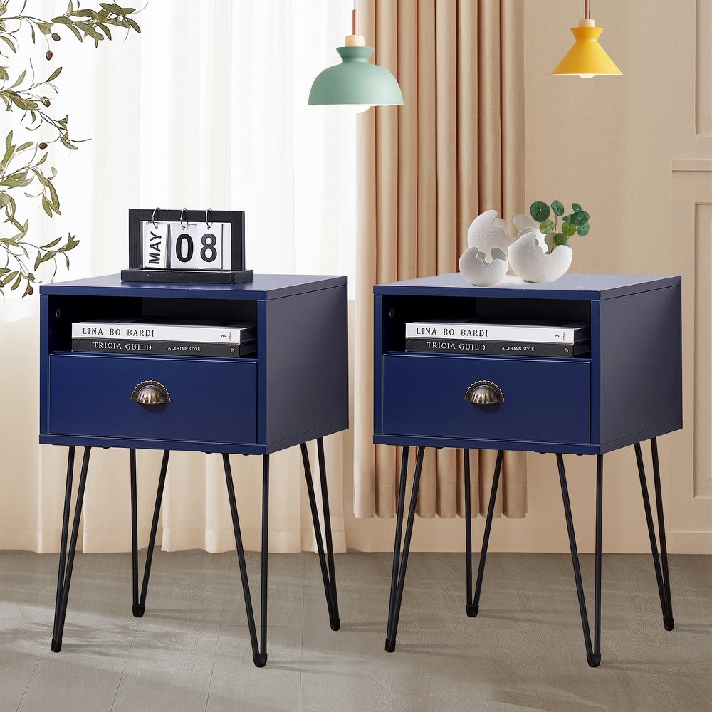 Blue Nightstands Bed Bath Beyond