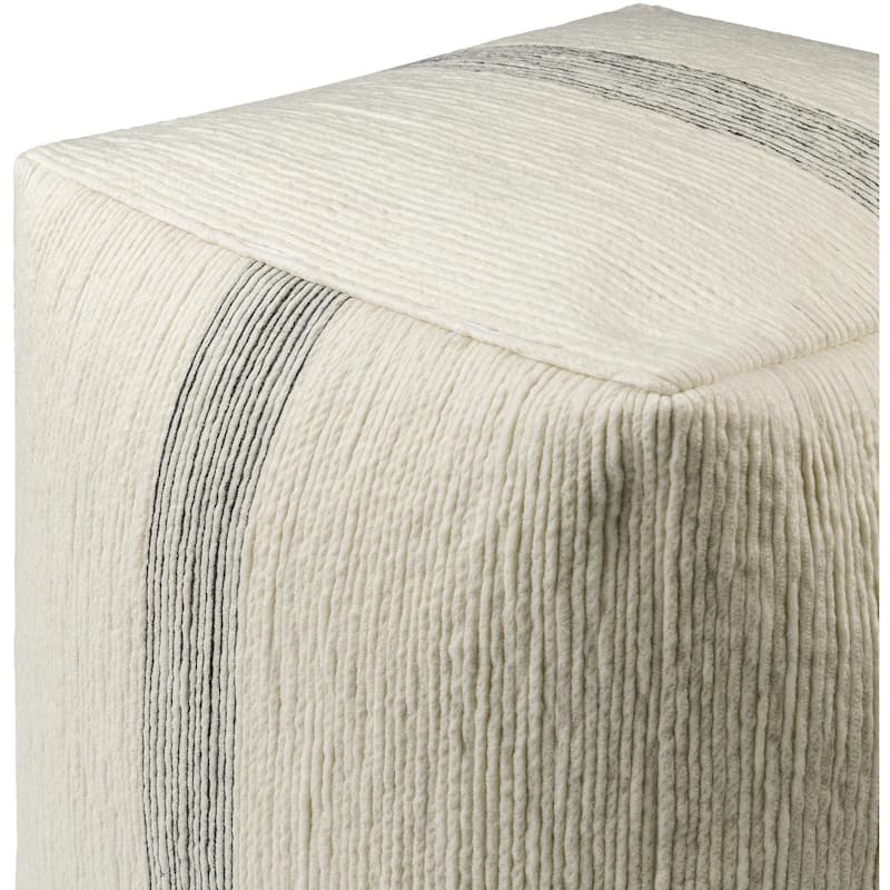 Wheeler Woven Pouf