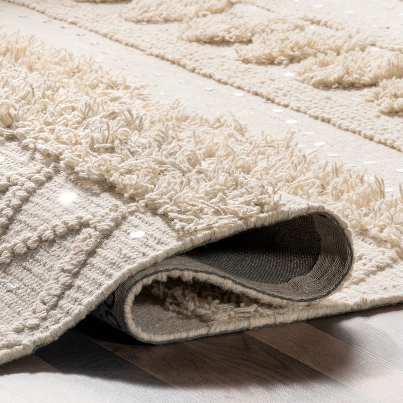 Chandy Textured Wool Area Rug