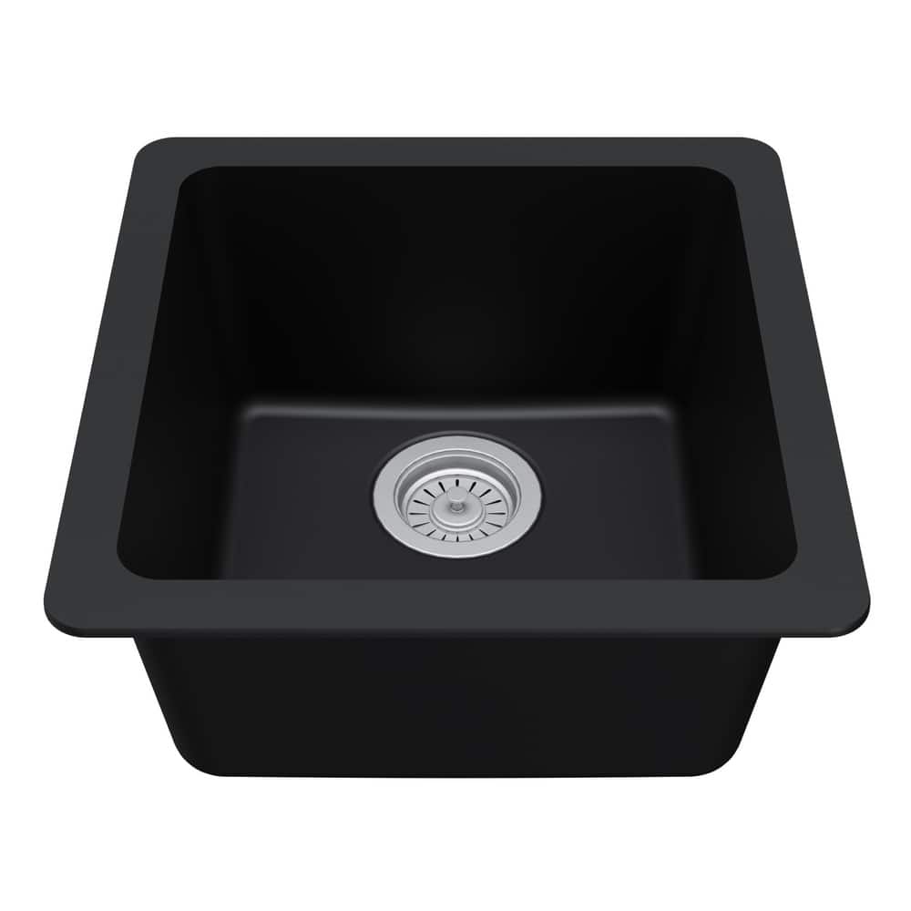 Karran Undermount Quartz Bar Single Bowl Sink