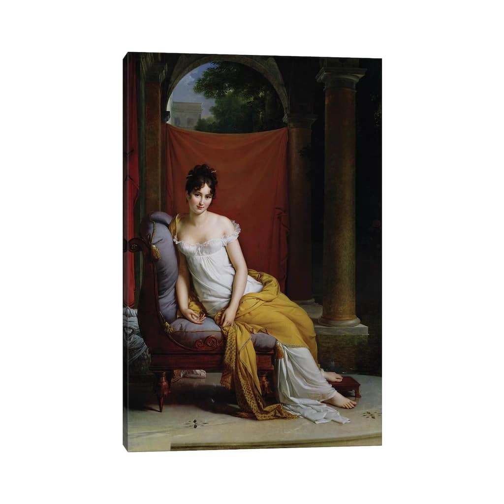 iCanvas "Portrait of Madame Recamier (1777-1849)" by Francois Pascal Simon Gerard Canvas Print