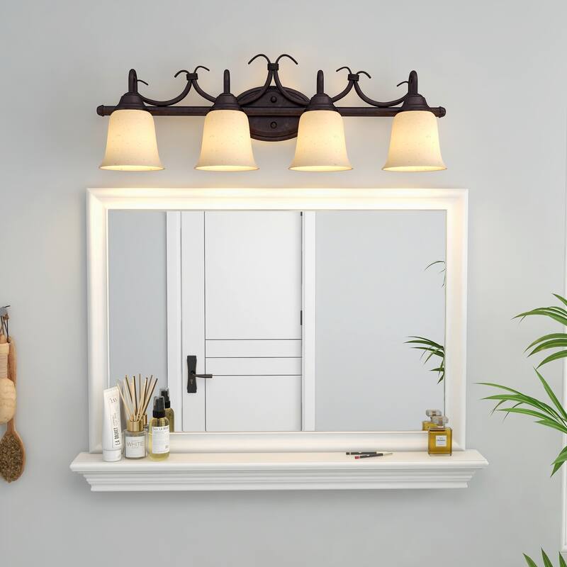 4-Light Vanity Light - 31.89"x9.76"x8.35"