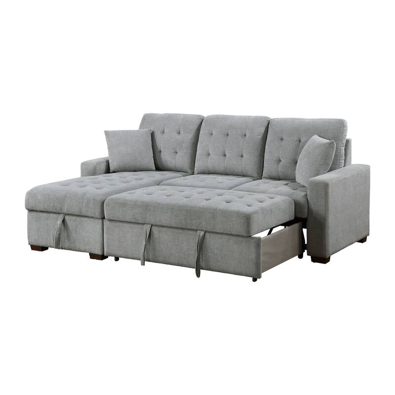 Almeria 2-Piece Sectional Sofa with Pull-out Bed and Left Chaise