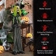 preview thumbnail 3 of 8, 6.1' Life Size Halloween Animatronic Circus Clown, Sound and Motion Activated with Light Up Eyes, Talking and Laughter