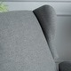 preview thumbnail 11 of 57, Wescott Contemporary Fabric Wingback Pushback Recliner by Christopher Knight Home