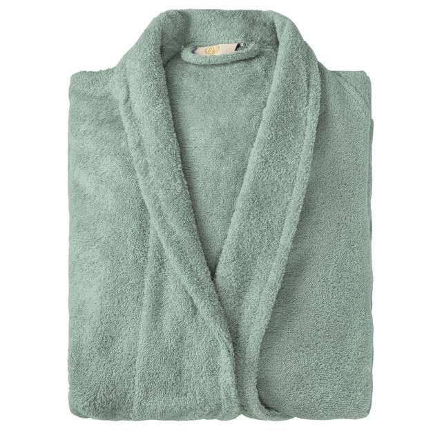 Superior Luxurious 100-percent Combed Cotton Unisex Terry Bath Robe