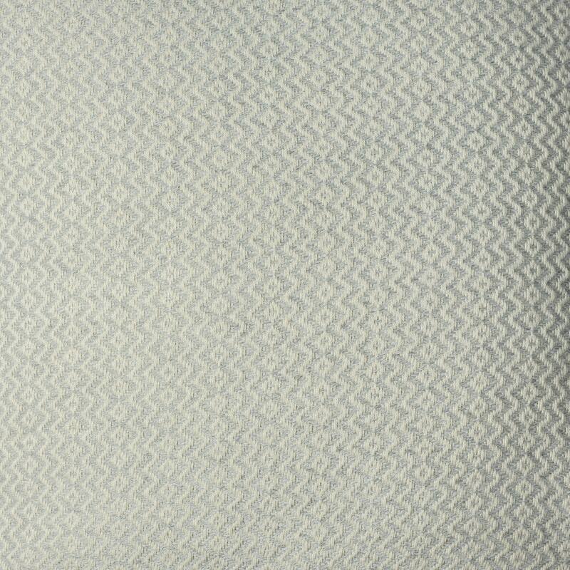 Geometric Chevron Power-Loomed Cotton Throw Pillow Cover - 18" - Gray