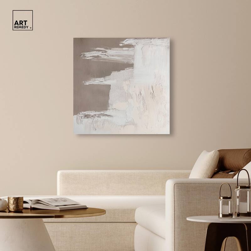 Art of Greige II Canvas by Art Remedy, Gallery Wrapped
