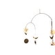 preview thumbnail 4 of 2, Star & Moon Brass Mobile - 13.0"L x 0.5"W x 16.0"H