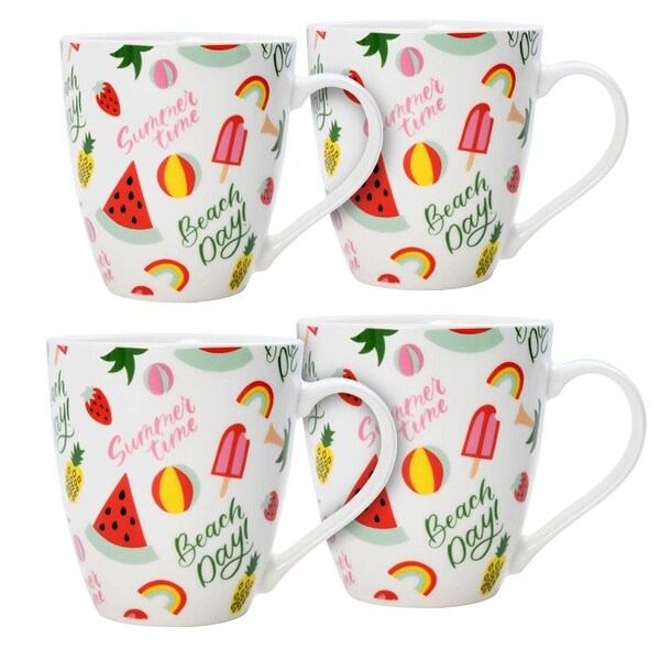 Pfaltzgraff 'Summer Time' 18OZ Mug (Set of 4). Opens flyout.