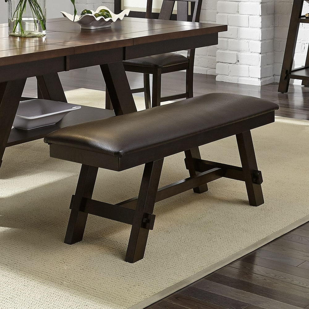 Lawson Dark Espresso Bench