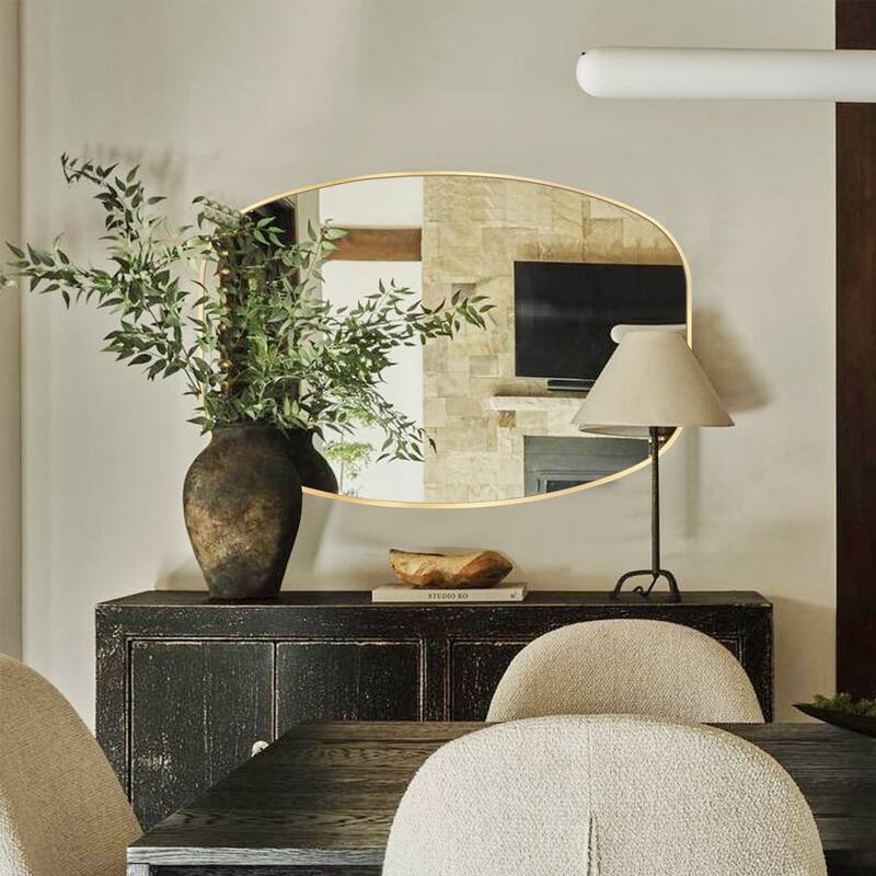 Oval Wall Mirror Bathroom Mirror for Over Sink