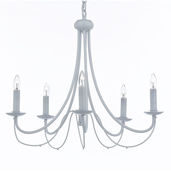 White Wrought Iron Chandelier Chandeliers Lighting 5 Light White Wrought Iron Chandelier Chandeliers Lighting 5 Light Fixture Country French