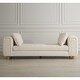 preview thumbnail 2 of 5, Uttermost Repose Oversized Ivory Bench - 28.5'' H X 90.5'' W X 26'' D