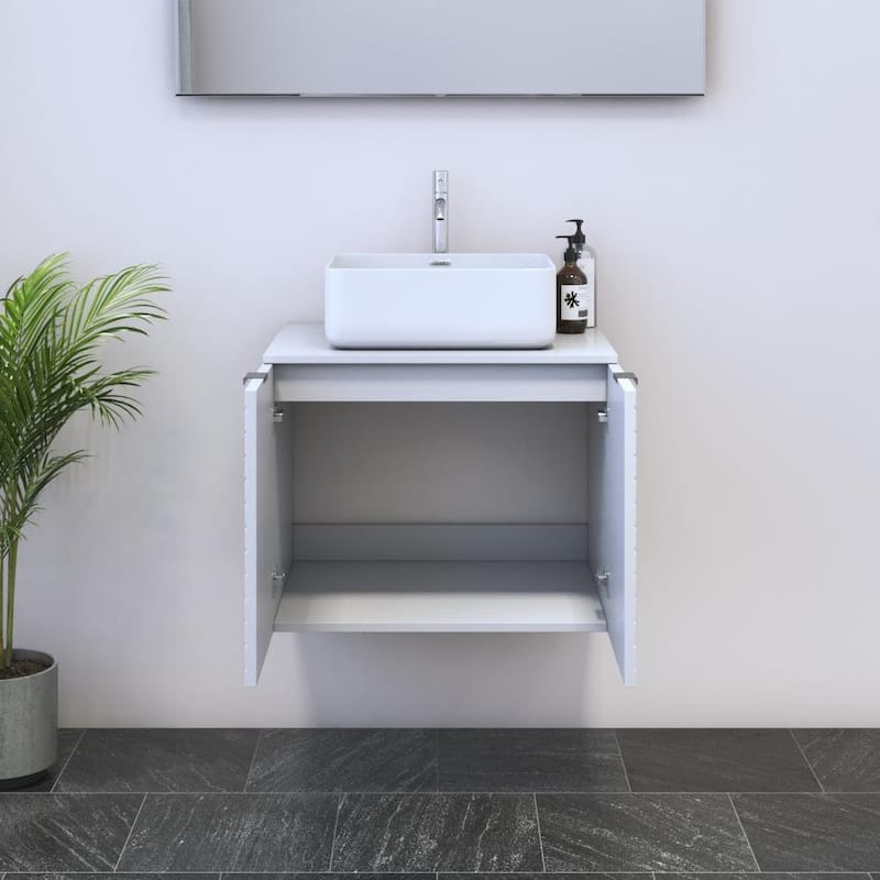 Capri 2D 60 Floating Bathroom Vanity (24" Width)