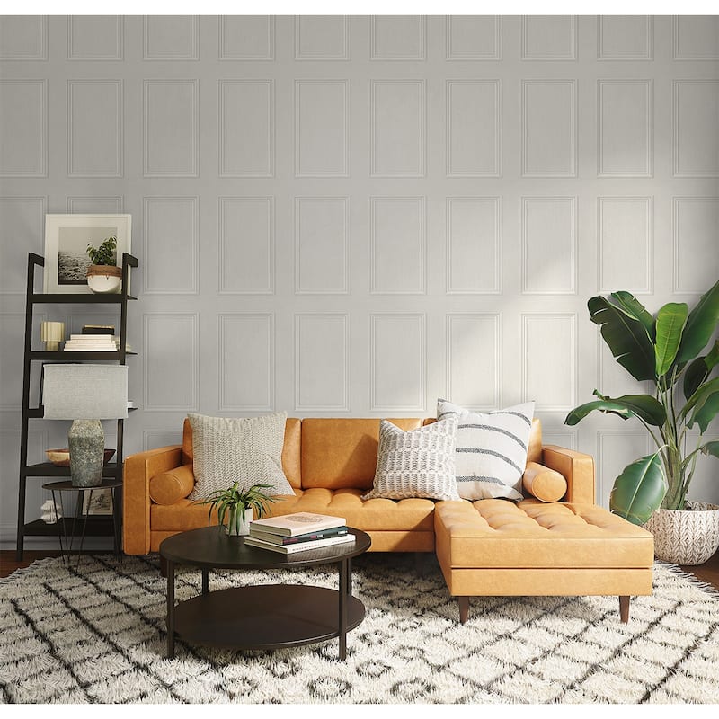 Stacy Garcia Home Faux Wood Panel Peel and Stick Wallpaper