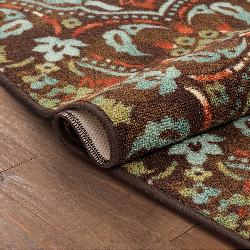 Well Woven Kings Court Florence Tile Multi-Medallion Modern Area Rug