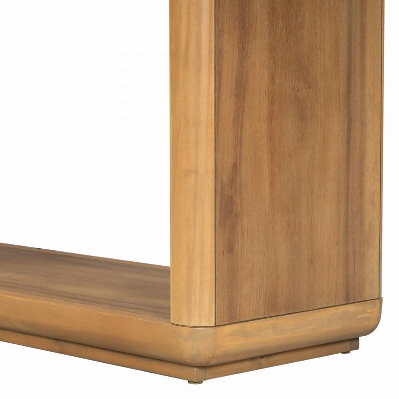 Minimalist 60" Console Table with Bottom Shelf for Stylish Living Spaces