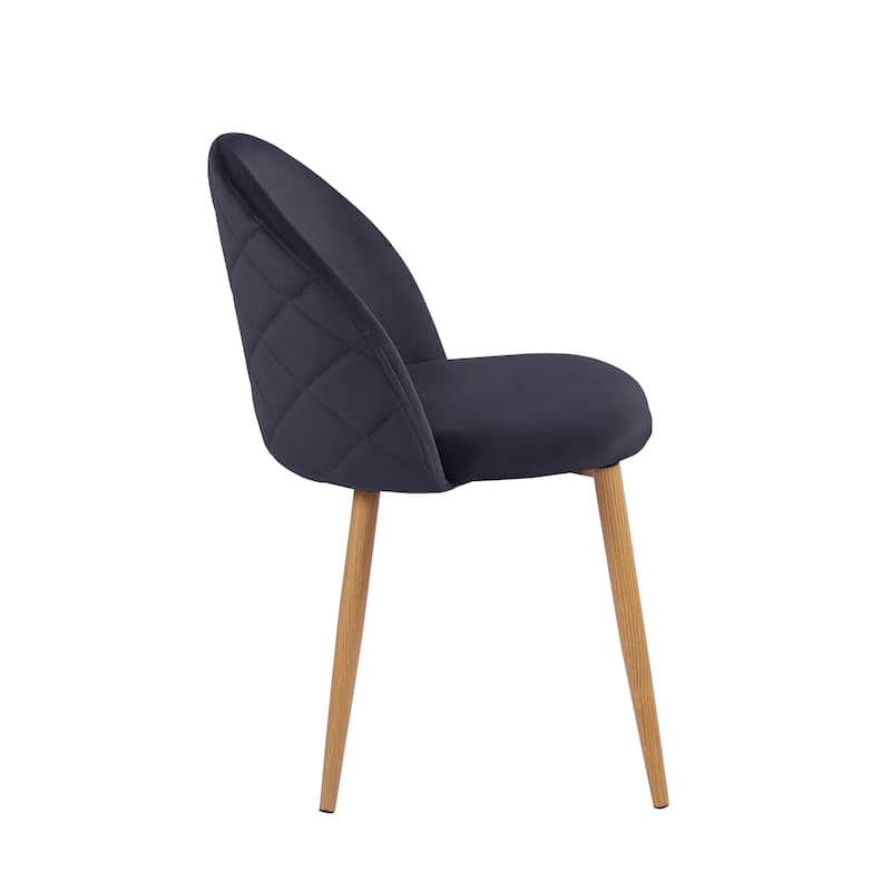 Porthos Home Jailyn Dining Room Chairs Set Of 2, Velvet And Metal