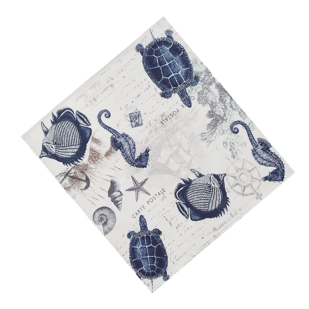 Laural Home Vintage Seaside Maritime Napkins (Pack of 4) - 20" x 20"