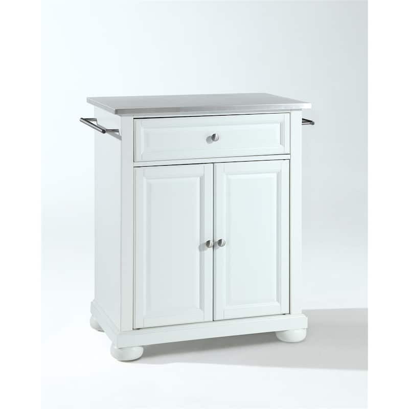 Kitchen Island Cart Portable Stainless Steel Countertop Storage Kitchen Furniture