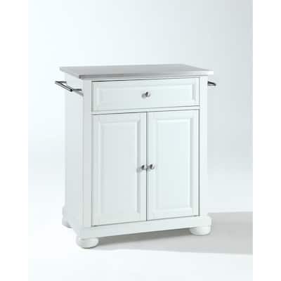 Kitchen Island Cart Portable Stainless Steel Countertop Storage Kitchen Furniture