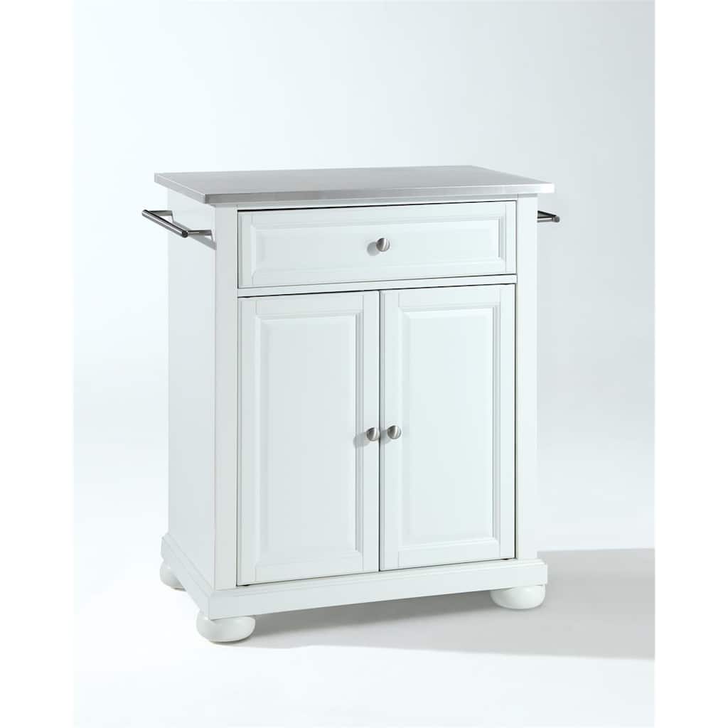 Kitchen Island Cart Portable Stainless Steel Countertop Storage Kitchen Furniture