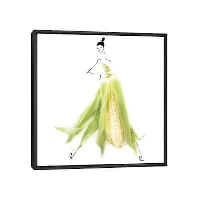 iCanvas "Corn" by Gretchen Roehrs Framed Canvas Print