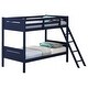 preview thumbnail 66 of 72, Littleton Transitional Wood Bunk Bed with Slatted Mattress
