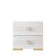 preview thumbnail 22 of 23, CraftPorch 3 Piece Bedroom Nightstands Set Luxurious Velvet Tufted Platform Bed
