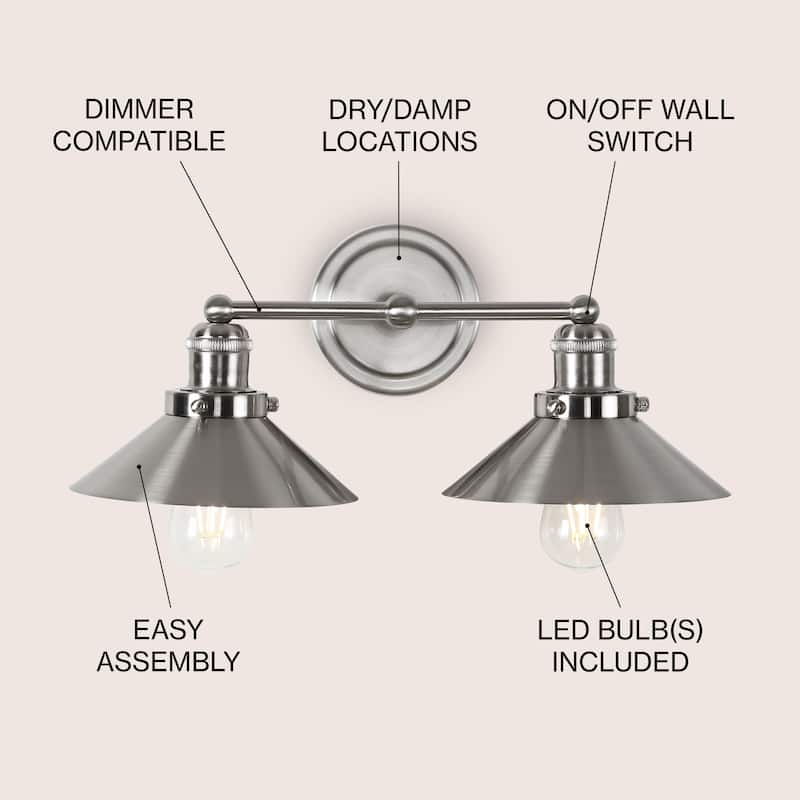 Florence Metal Shade Sconce, by JONATHAN Y