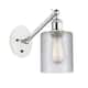 Option White and Polished Chrome / Clear