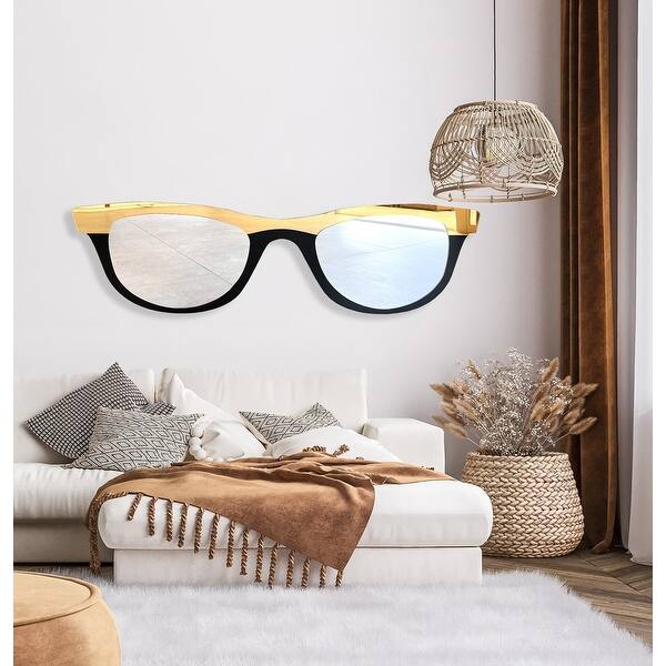 Sunglasses Mirror Art /Mirrored Acrylic Moon / Large Wall Art / Made In USA/ Mirror Wall Decor