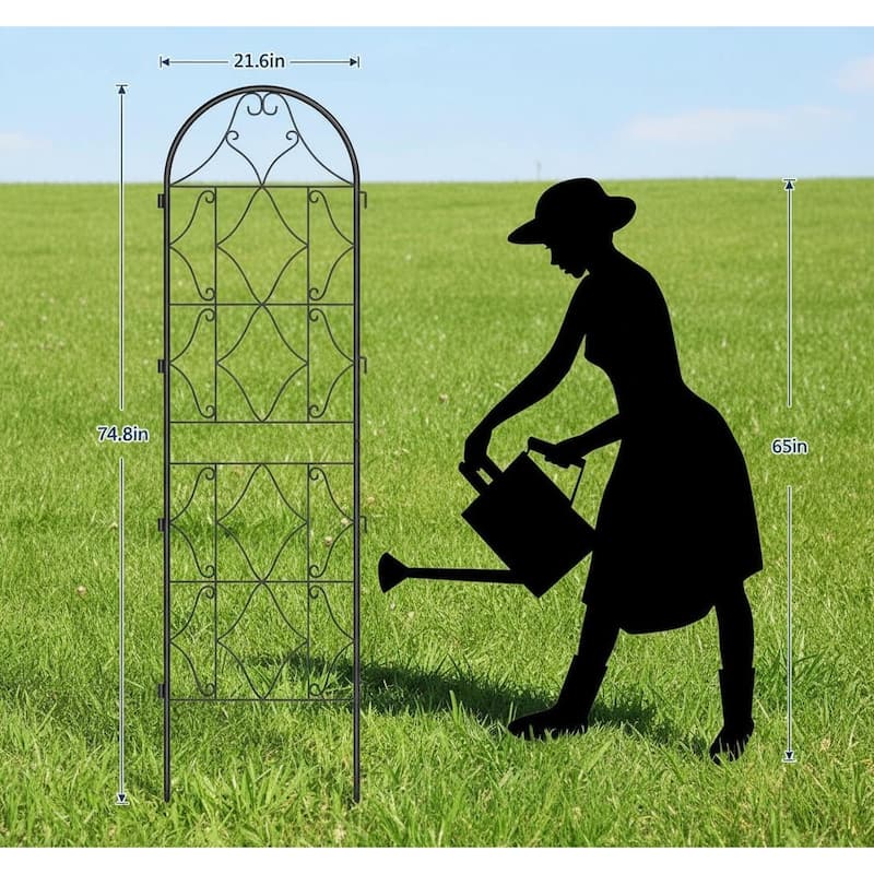 Garden Trellis, No Dig Dog Fence Outdoor