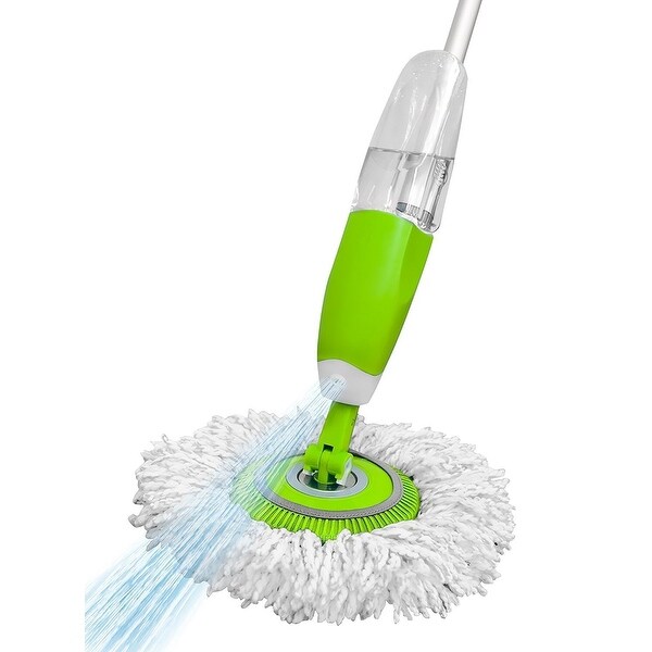 Shop Big Boss Shiwala Spray Mop With Extra Mop Head Green Overstock 19295715