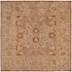 SAFAVIEH Anatolia Angeline Traditional Oriental Hand-spun Wool Rug - 8' x 8' Square - Tan/Ivory