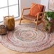 preview thumbnail 46 of 105, SAFAVIEH Handmade Cape Cod Marget Boho Coastal Jute Rug 11' Round - Beige/Multi - Round