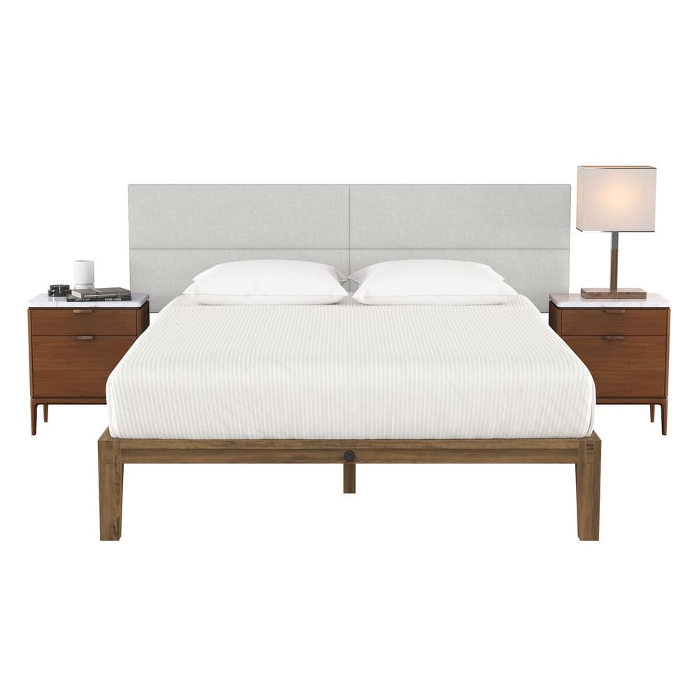 Jaxx Panelist Modern Padded Headboard - Set of 4 Wall Mounted Panels